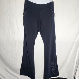vintage y2k cyber grunge gym athleisure low rise flare pants